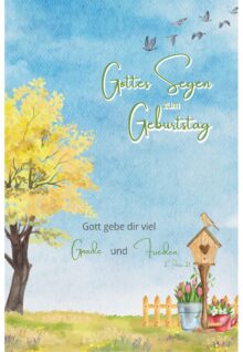 Faltkarte Geburtstag