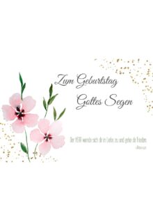 Faltkarte Geburtstag