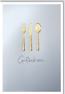 Faltkarte Gutschein