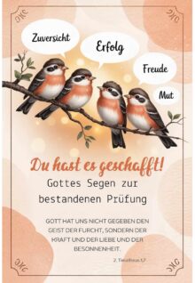 Faltkarte Prüfung