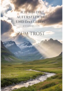 Faltkarte Trauer
