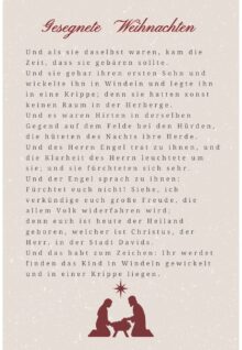 Postkarte Weihnachten