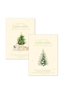 Faltkarte Weihnachten - Doppelpack
