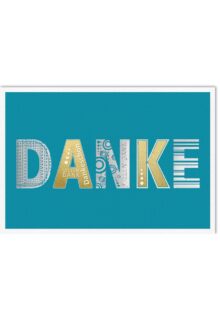 Faltkarte Danke
